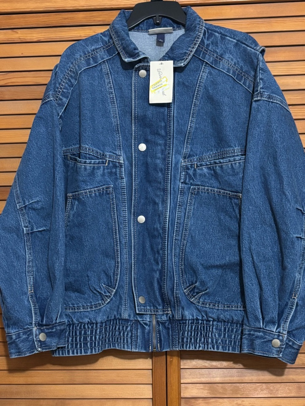 Universal Thread Relaxed Denim Bomber Jacket